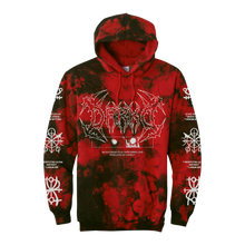 Load image into Gallery viewer, Red Tie Dye Hooded Sweatshirt [PRE-ORDER]
