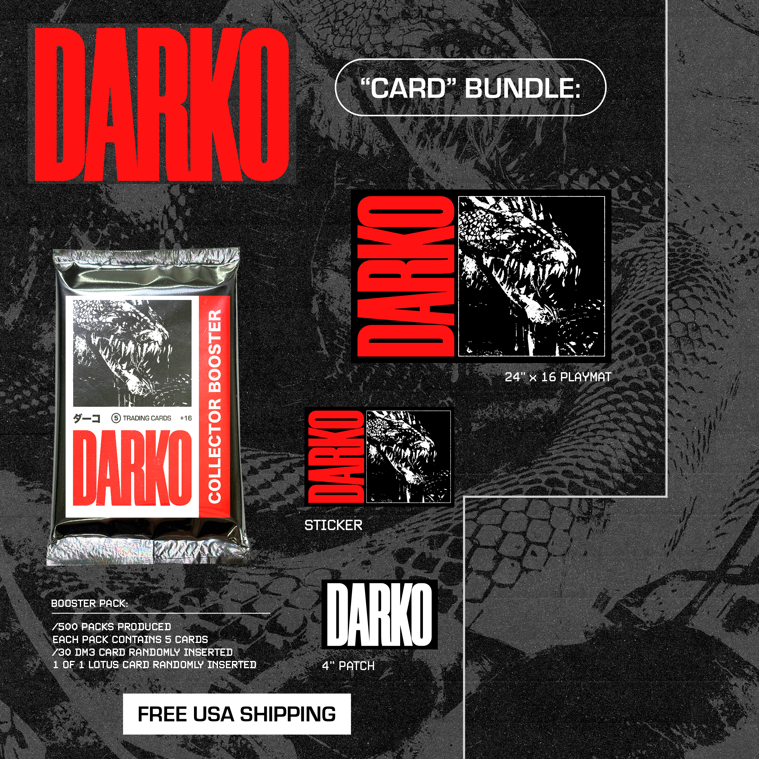 Darko Proxy Card Pack Bundle /500 [PRE-ORDER] – Darko US